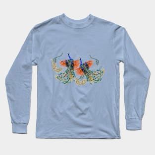 Peacock Feast Long Sleeve T-Shirt